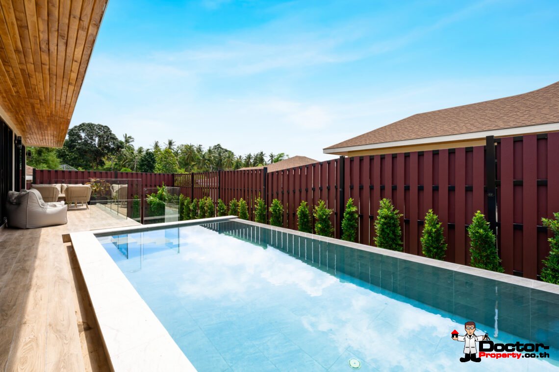 New 3 Bedroom Pool Villa in Bo Phut, Koh Samui – For Sale